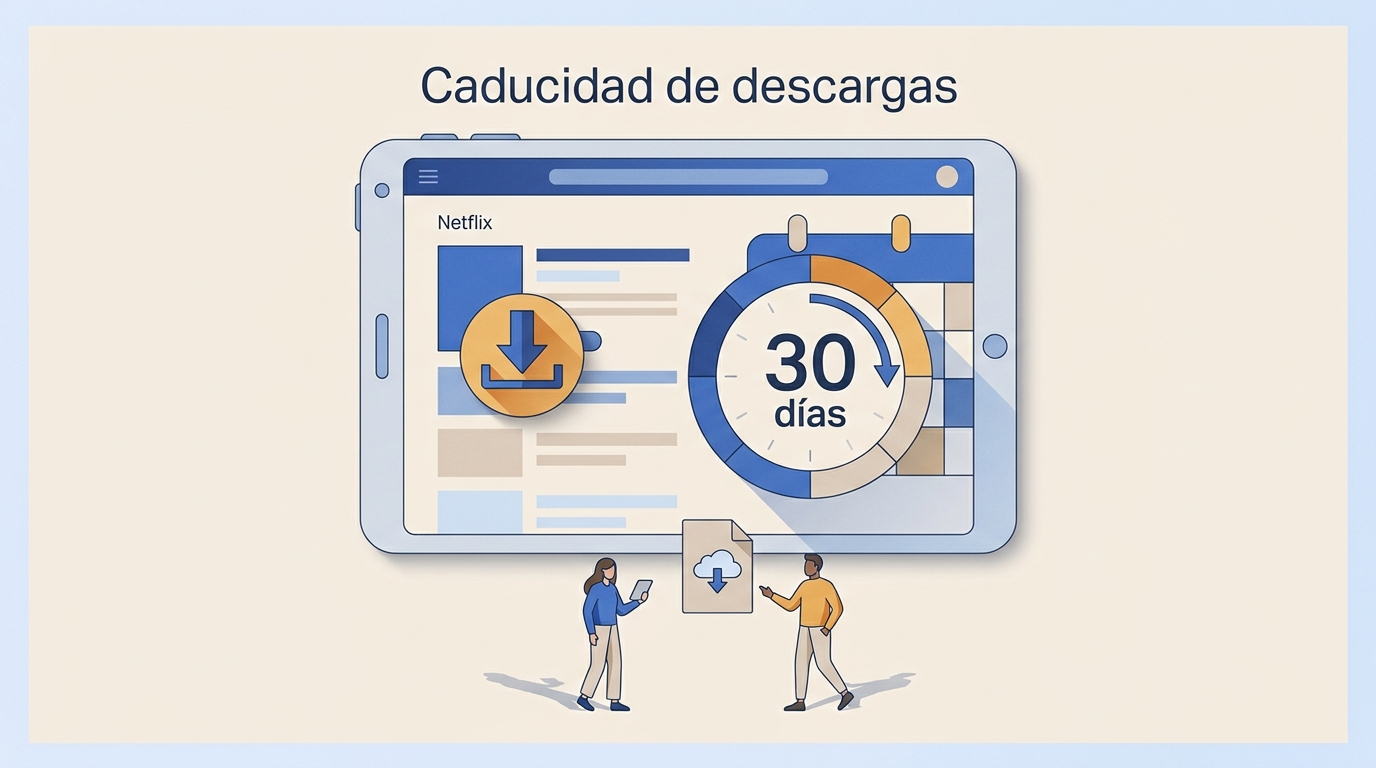 ¿Cuánto duran las descargas de Netflix? Plazos y caducidad en 2026