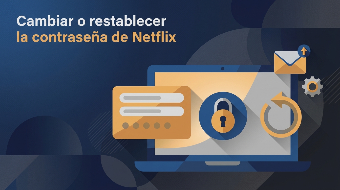 Cómo cambiar o restablecer la contraseña de Netflix