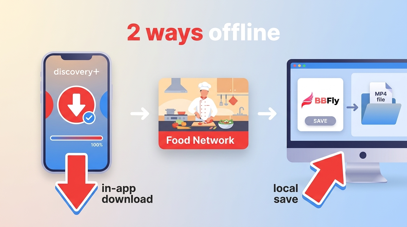 2 Ways to Download Food Network Videos Offline in 2026
