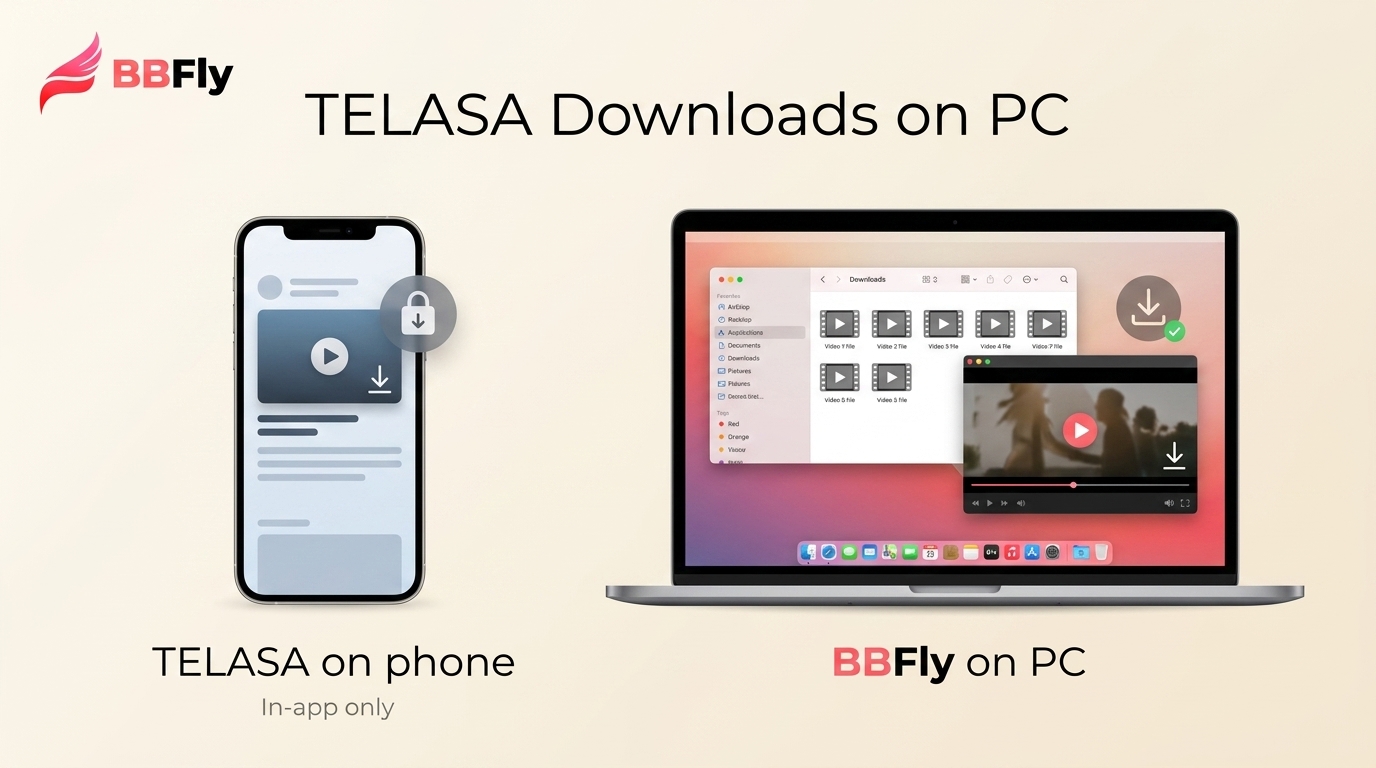 TELASA Downloads on PC: Steps, Limits, and Fixes