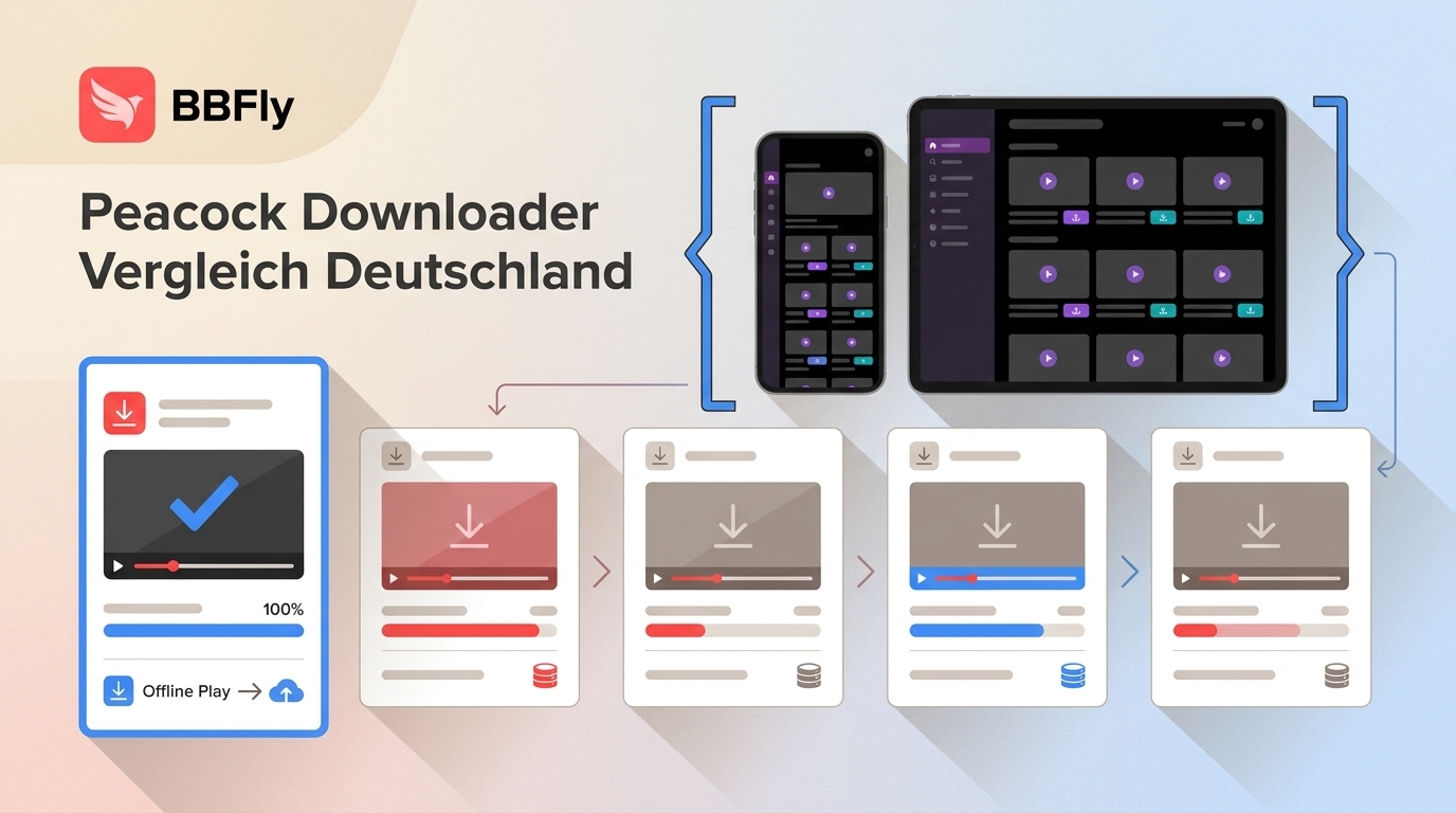 5 Peacock Downloader im Vergleich für Deutschland (2026)