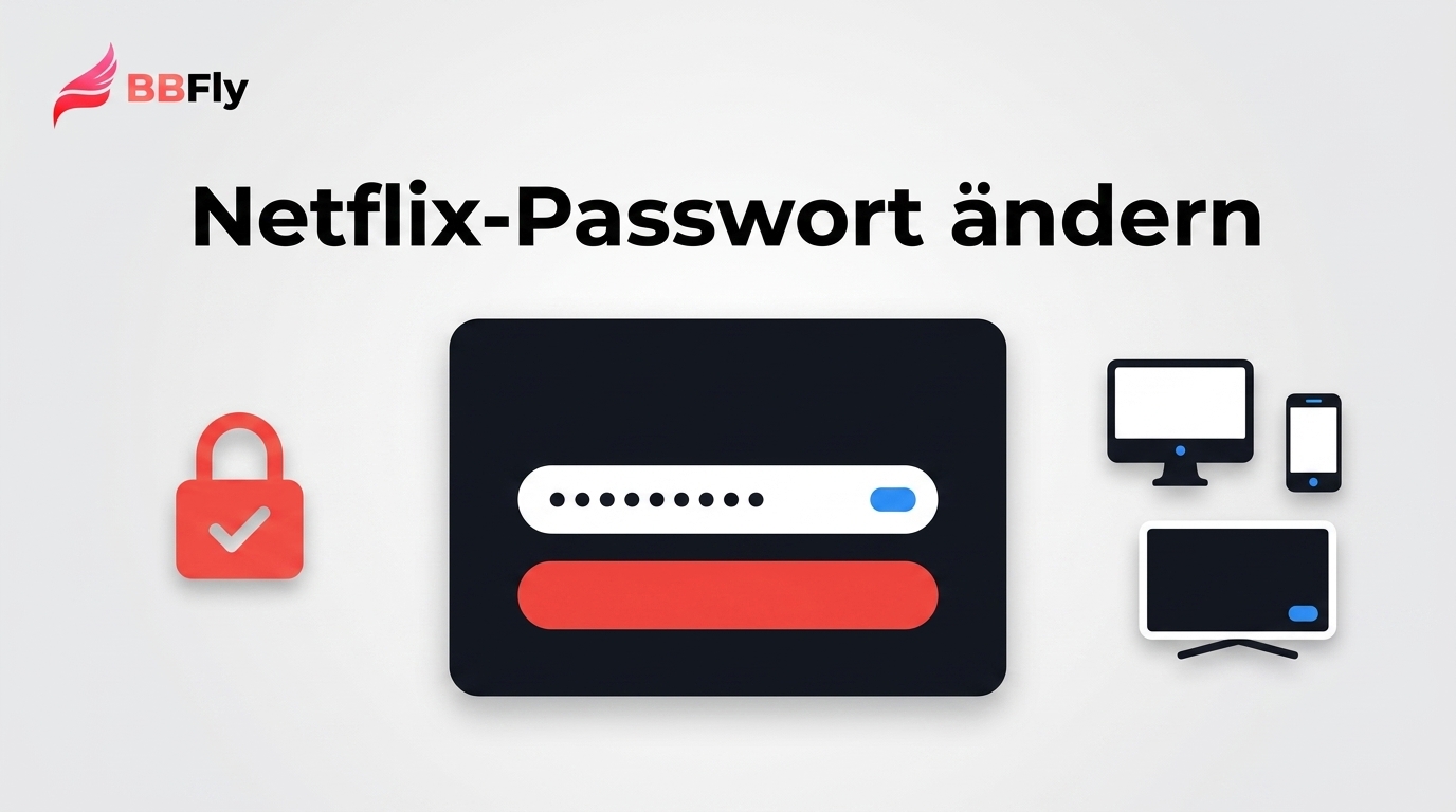 Netflix-Passwort ändern oder zurücksetzen: Schritte und Kontoschutz