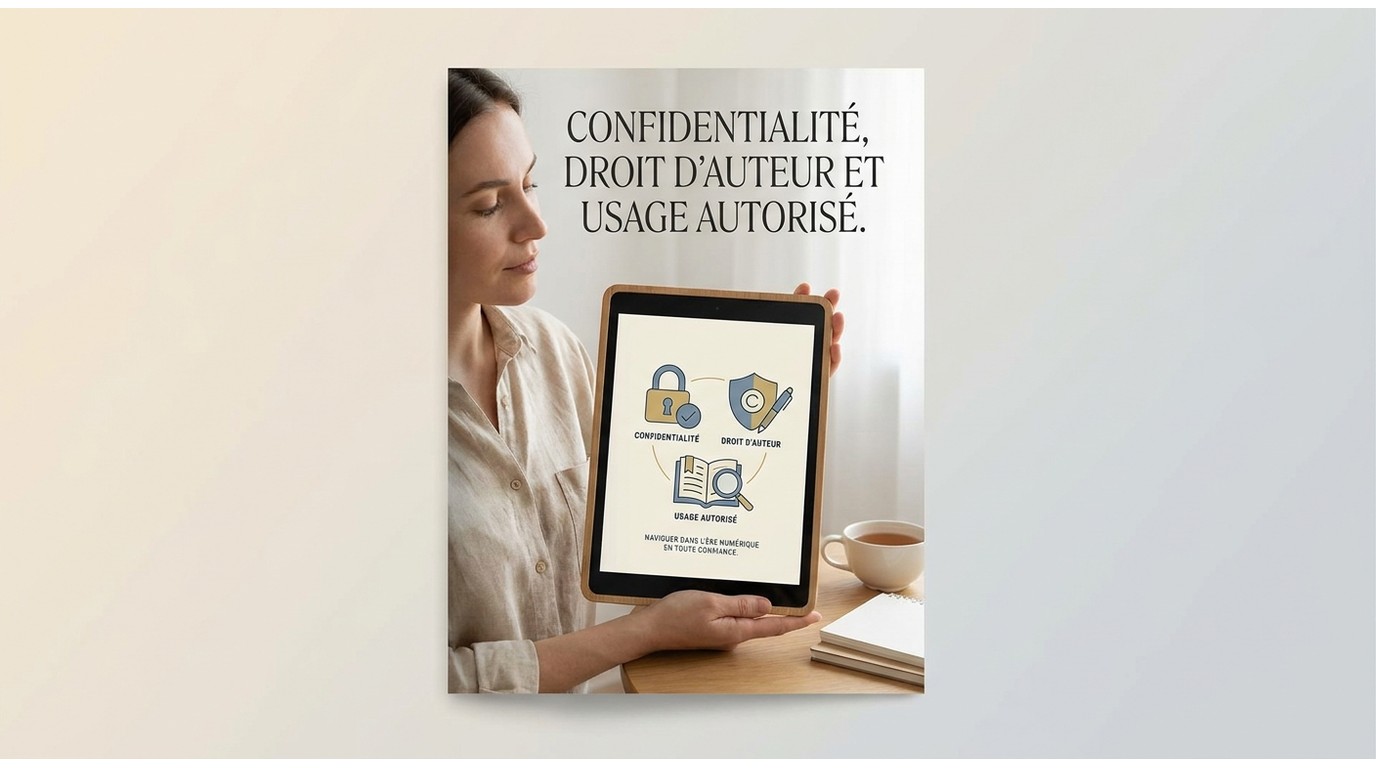 Confidentialité, droit d’auteur et usage autorisé