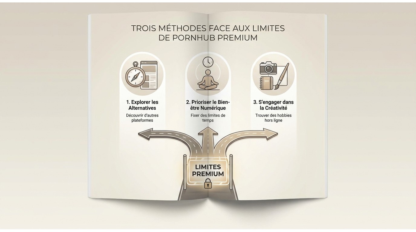 Trois méthodes face aux limites de Pornhub Premium