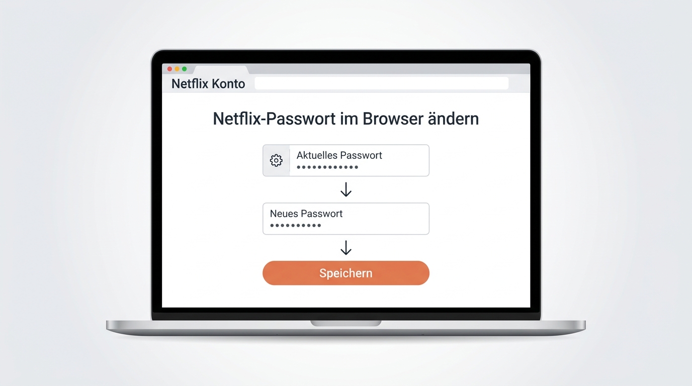 Netflix-Passwort im Browser ändern