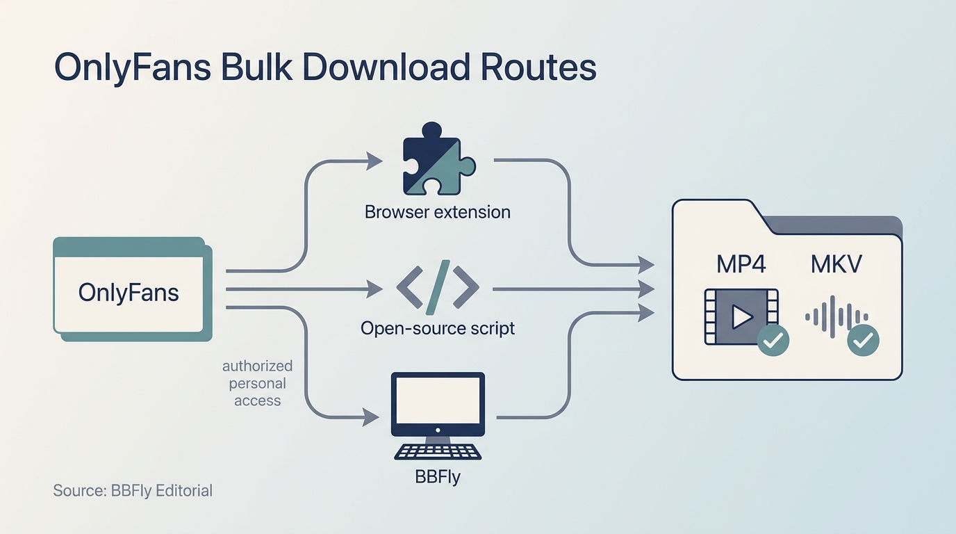 OnlyFans Bulk Downloader: What Works and What to Avoid