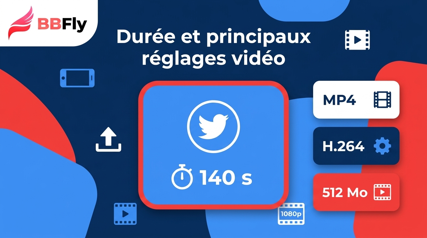 Vidéo Twitter/X : durée maximale et 8 réglages de format