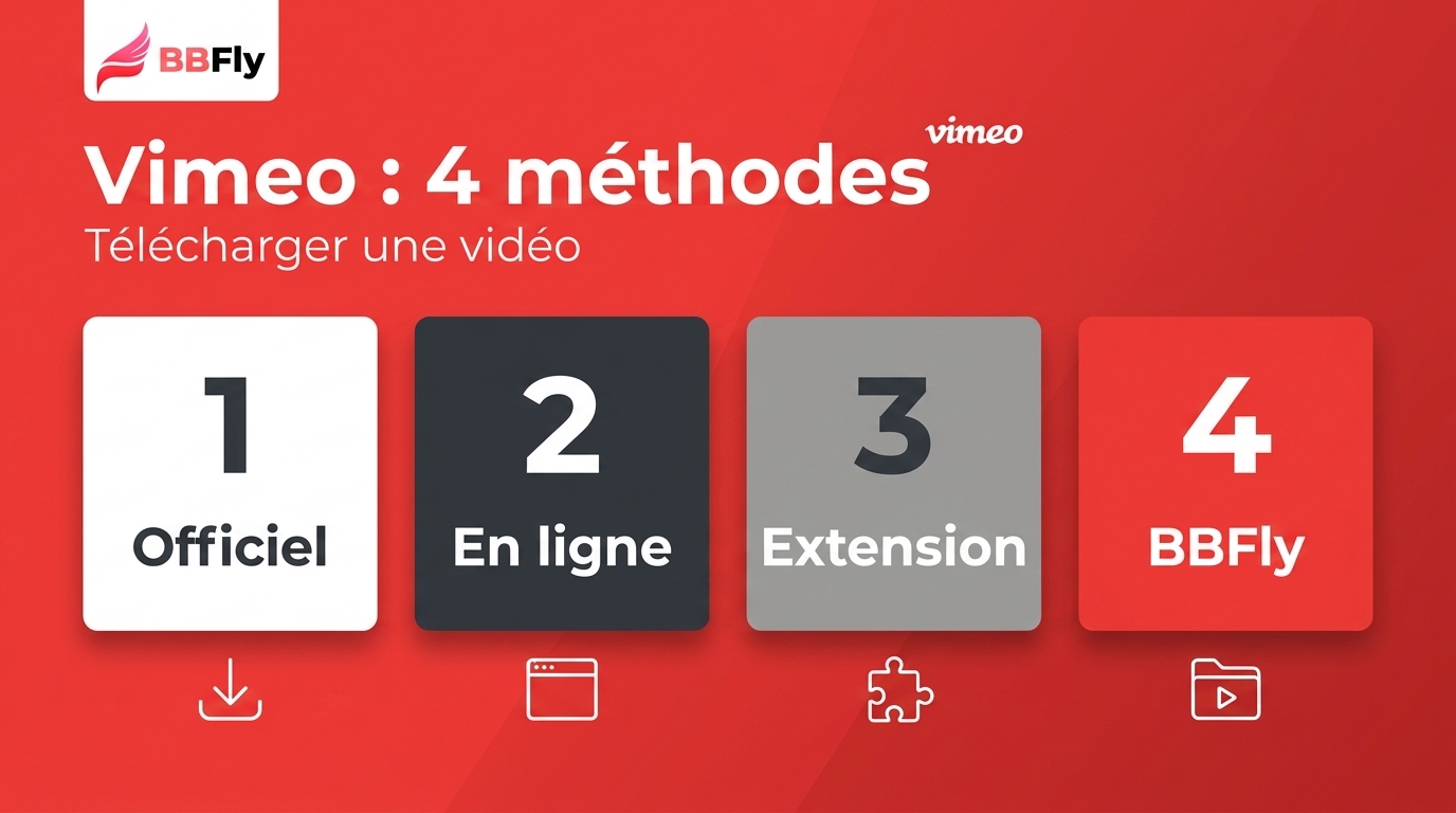 Télécharger une vidéo Vimeo : 4 méthodes et leurs limites