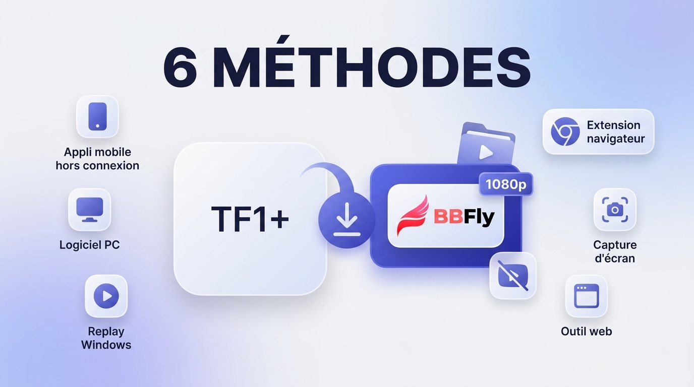 Télécharger une vidéo MYTF1 sur TF1+ : 6 méthodes comparées