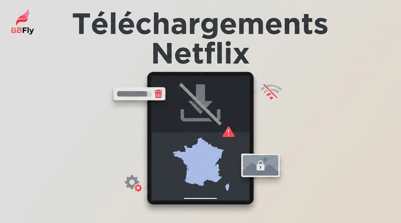 Téléchargement Netflix impossible en France : causes et solutions
