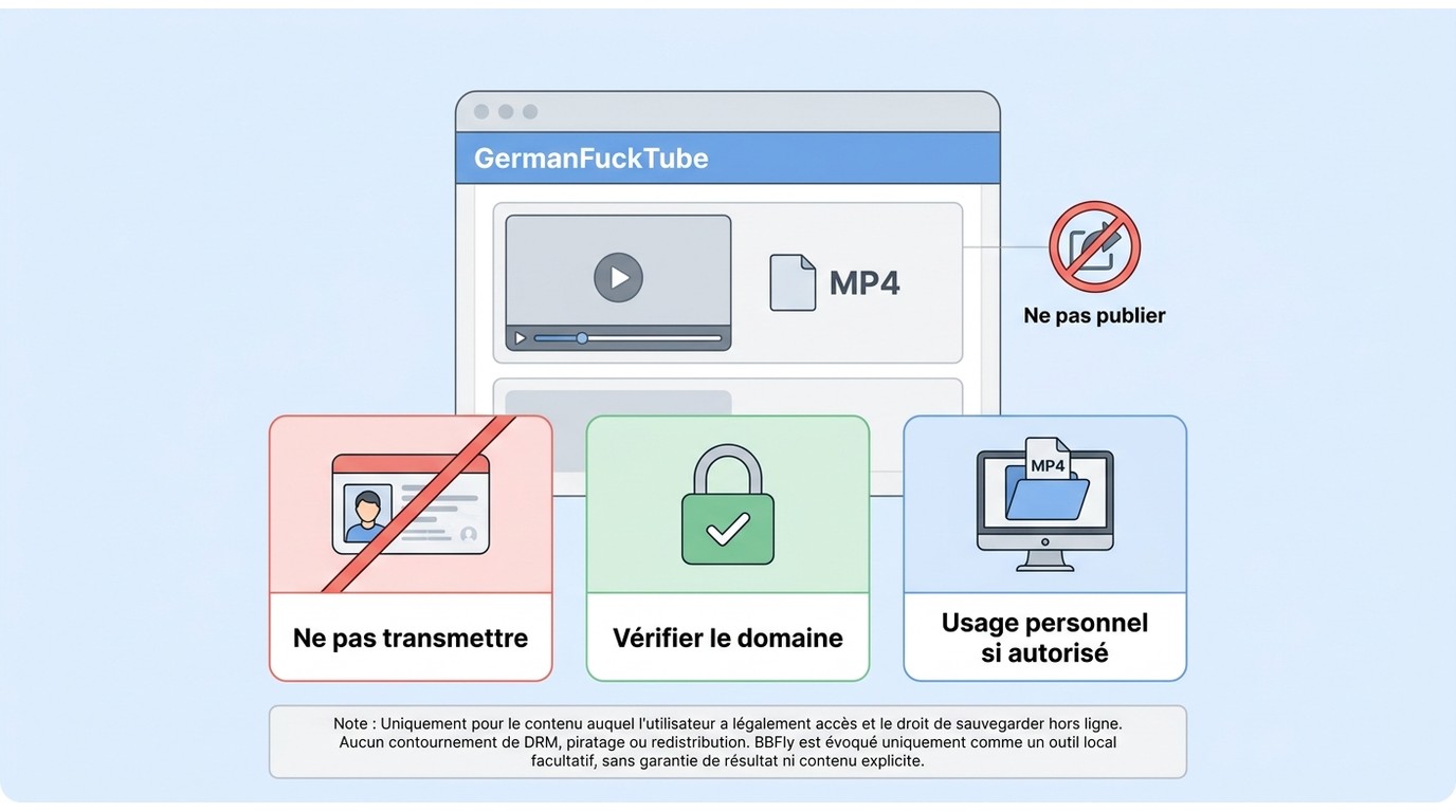Précautions pour les données personnelles et l’usage autorisé d’un fichier MP4 en France.