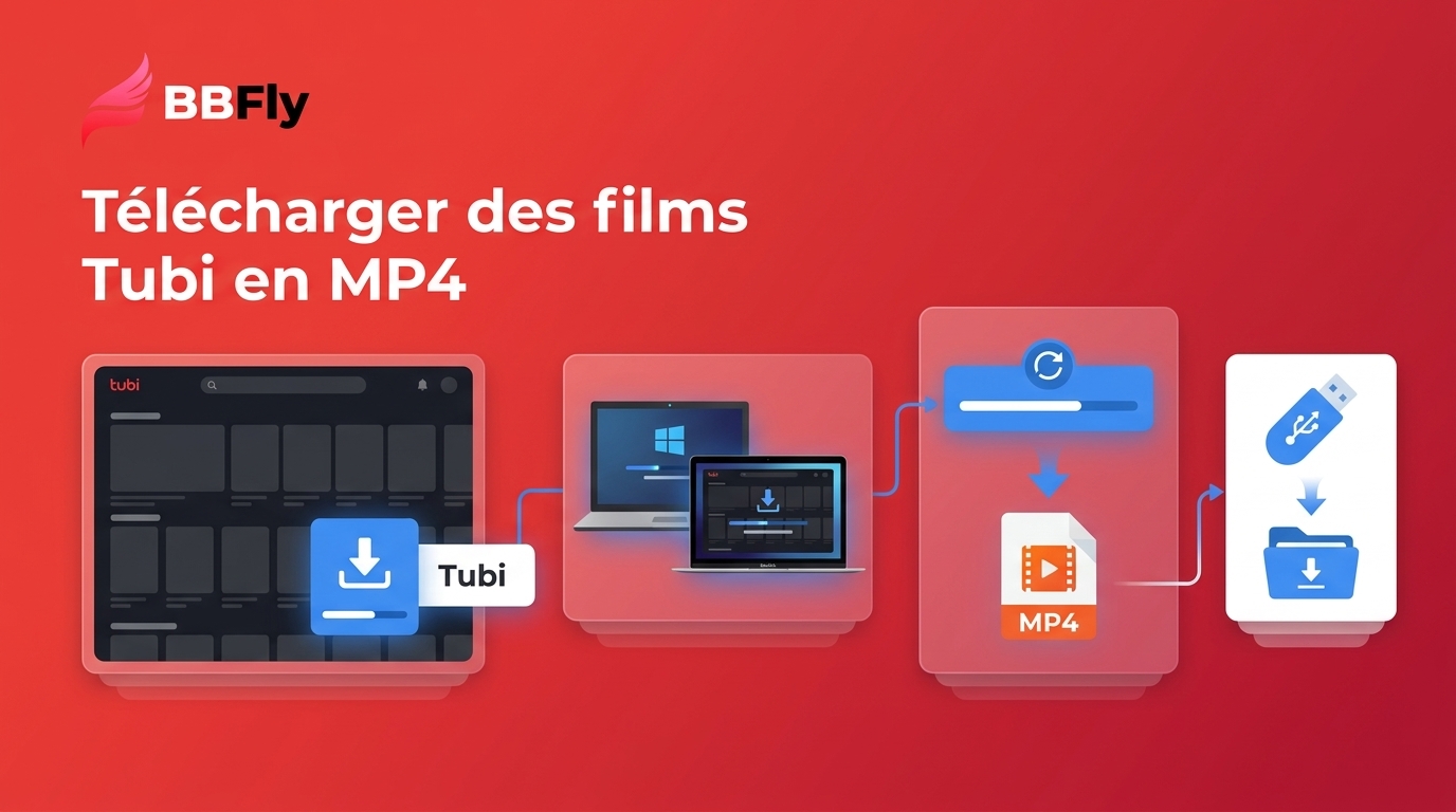 Télécharger des films Tubi en MP4 : 4 étapes sur PC et Mac
