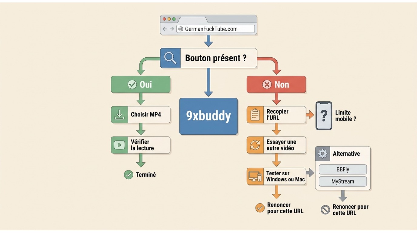 Dépannage 9xbuddy selon le bouton, l’URL, l’iPhone et les solutions BBFly ou MyStream.