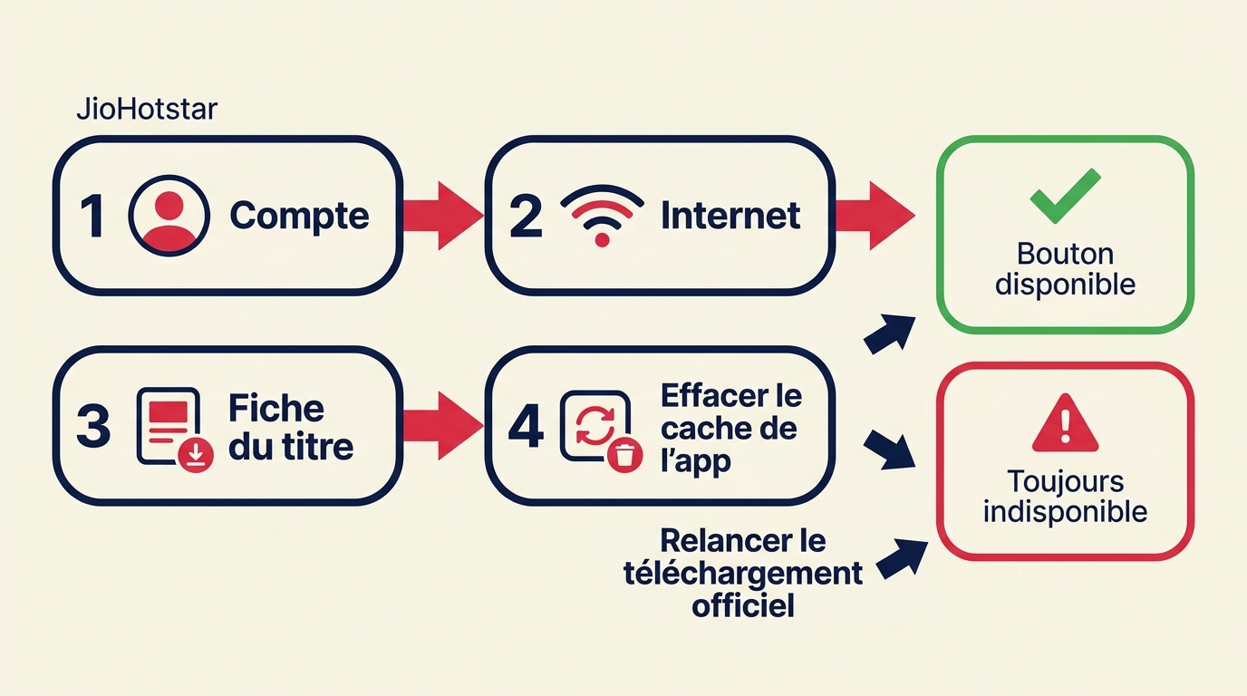 Étapes pour réactiver un téléchargement JioHotstar expiré