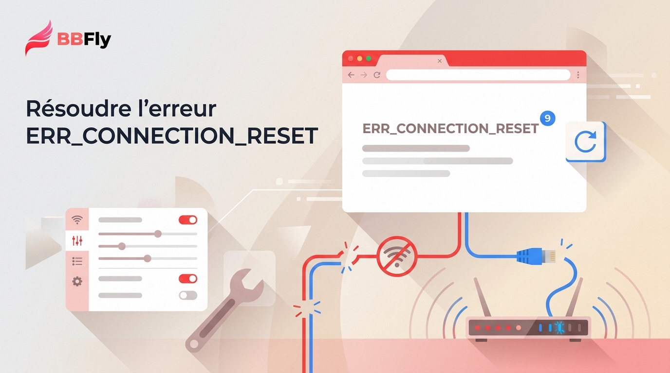 ERR_CONNECTION_RESET : 9 solutions pour rétablir la connexion