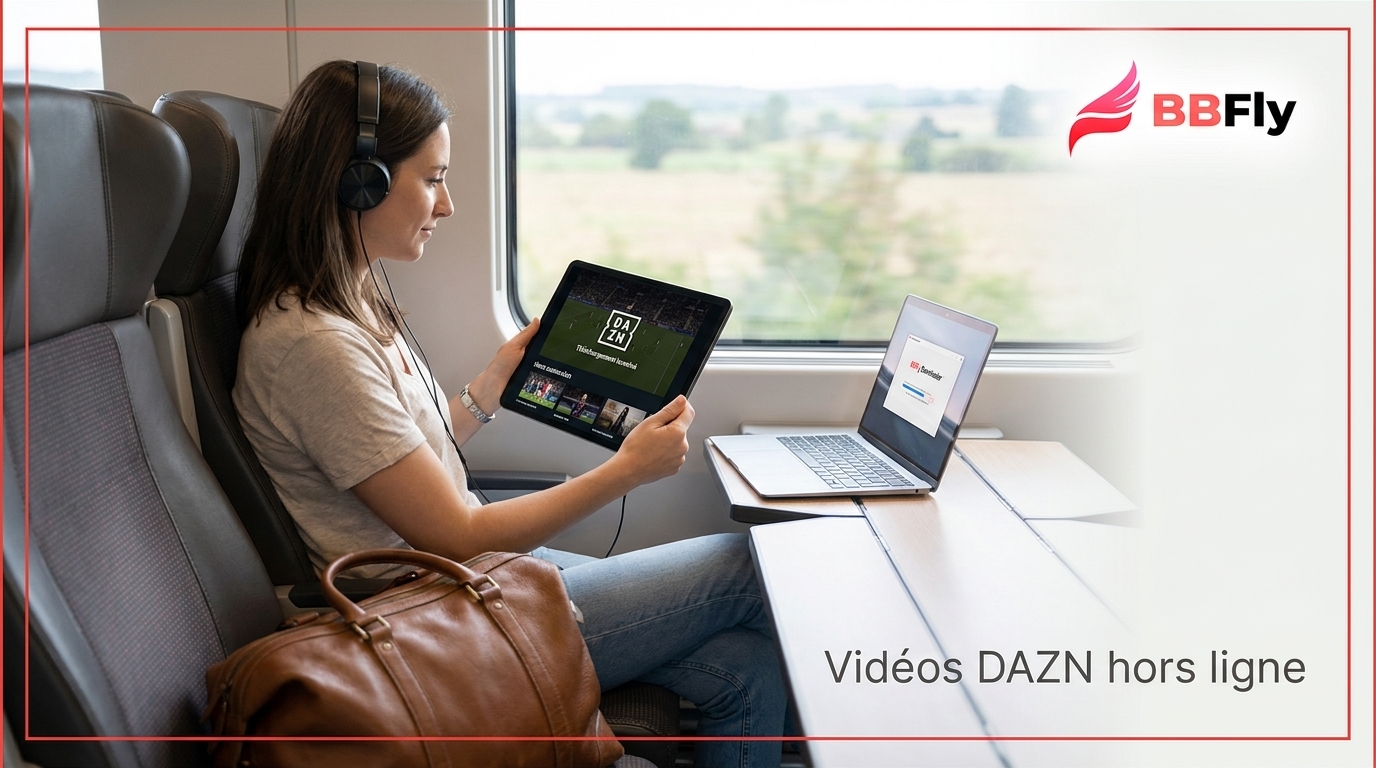Télécharger des vidéos DAZN hors ligne : options en France (2026)