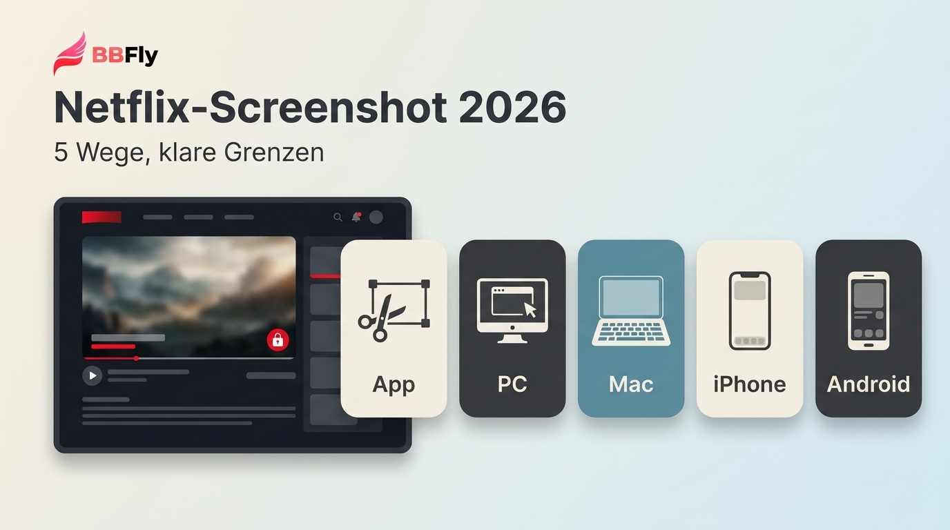 Netflix-Screenshot 2026: 5 Wege und ihre Grenzen