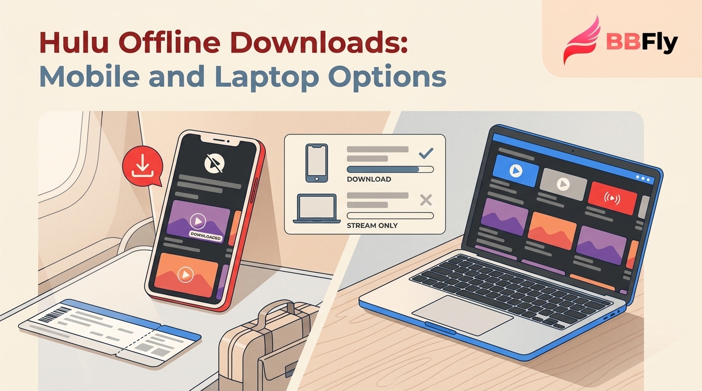 Hulu Offline Downloads: Mobile Limits and Laptop Options