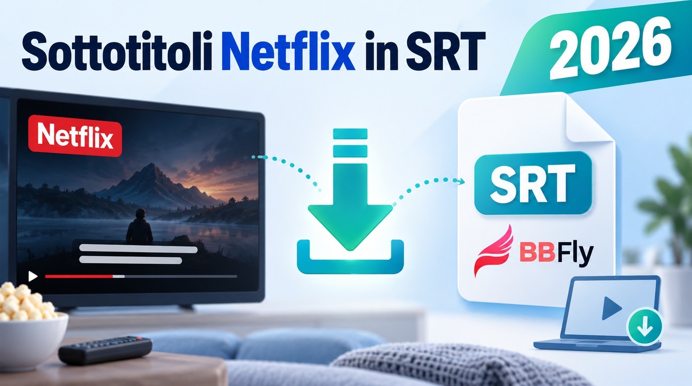 Come scaricare i sottotitoli Netflix in SRT nel 2026