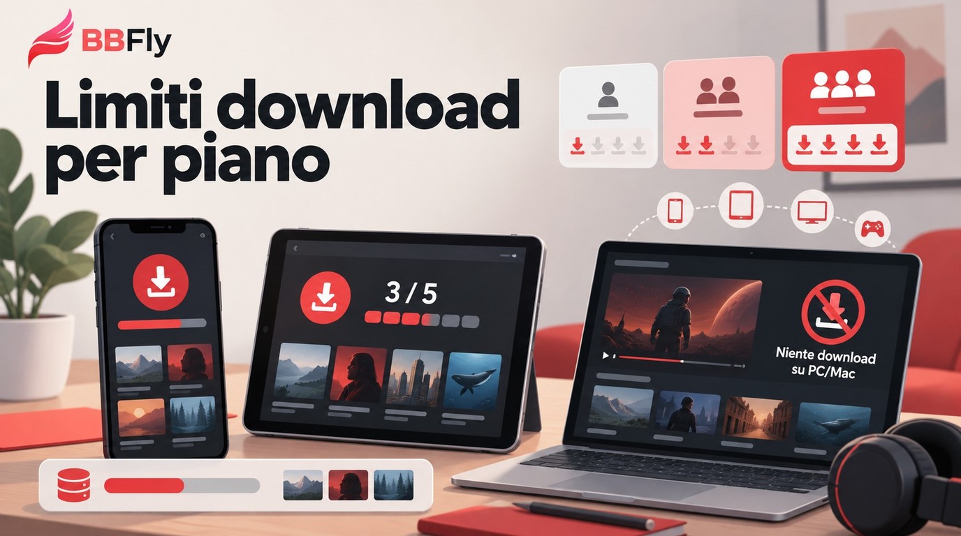 Limiti download Netflix nel 2026: quanti per piano e dispositivo