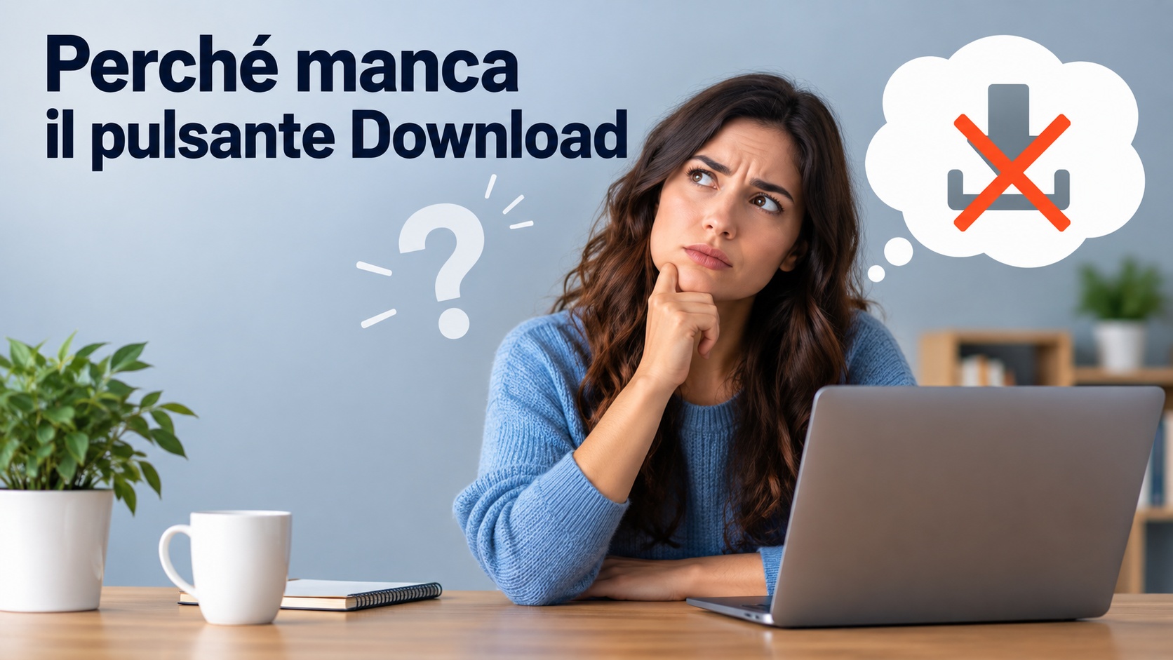 Perché manca il pulsante Download
