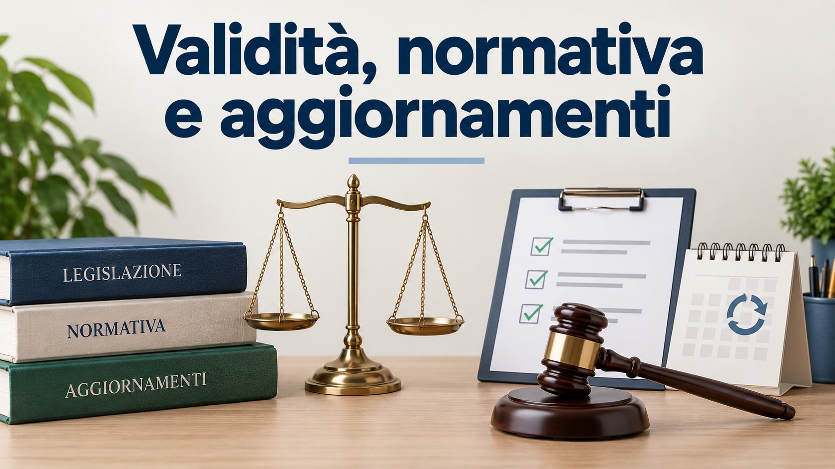 Validità, normativa e aggiornamenti
