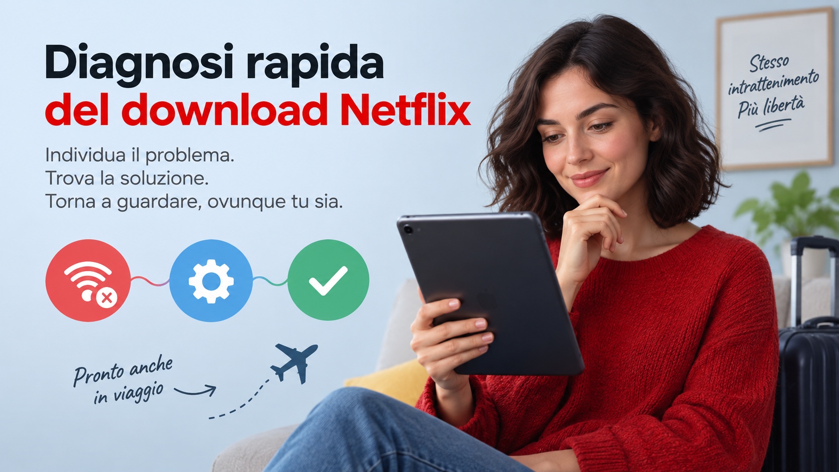 Diagnosi rapida del download Netflix