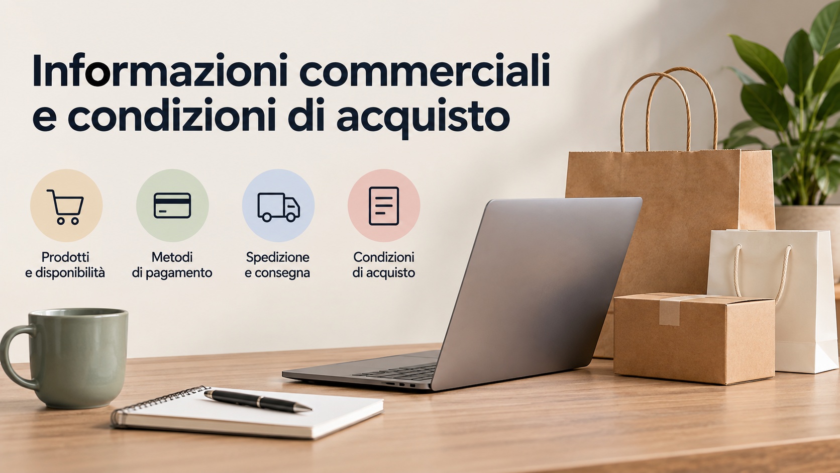 Informazioni commerciali e condizioni di acquisto