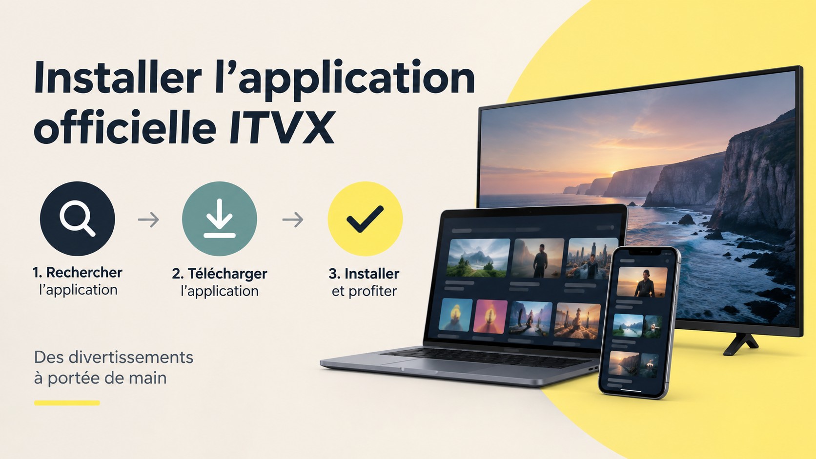 Installer l’application officielle ITVX
