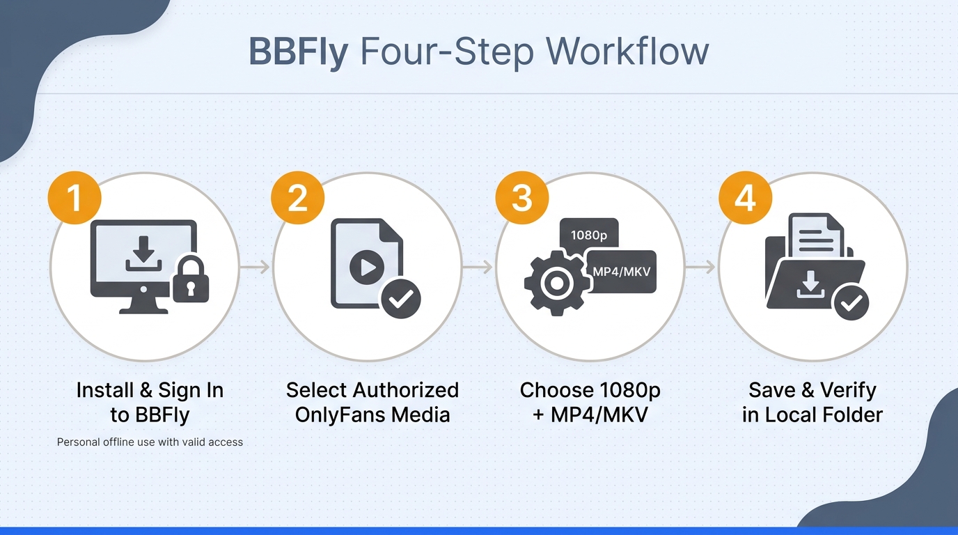 BBFly onlyfans four step timeline